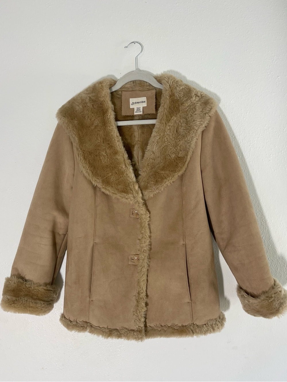 St. John's Bay Faux-Shearling Jacket
